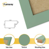 Square Size Green Picture Frame Wall Decor Frames