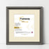 Square Size Grey Oslo Photo Frames Wall Art Frames With Ivory Mount