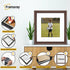 Antique Style Square Mahogany Picture Frame Photo Frame With White Mount