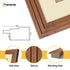 Panoramic Step Style Walnut Photo Frame With Ivory  Mount