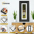 Panoramic Black Wooden Picture Frame Big Step Style, With White Mount