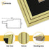 Panoramic Step Style Gold Photo Frame With Black Mount