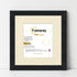Step Style Square Size Black Picture Frame With Ivory Mount