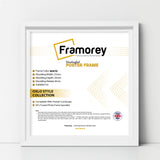 Square Size White Oslo Photo Frames Wall Art Poster Frames