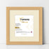 Step Style Square Size Oak Picture Frame With Ivory Mount