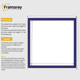 Square Size Purple Thin Matt Picture Frame Poster Frames