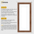 Panoramic Step Style Walnut Photo Frame With White Mount