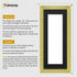 Panoramic Step Style Gold Photo Frame With Black Mount
