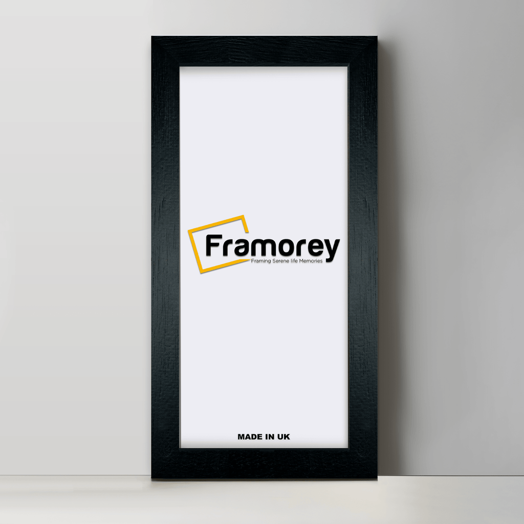 Panoramic Solid Wood Black Pictures Frames