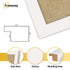 Flat Panoramic White Picture Photo Frame Wall Art Poster Frame