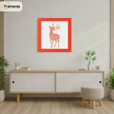 Square Size Red Picture Frame Wall Decor Frames