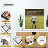 Flat Square Size White Picture Photo Frame Wall Art Poster Frame