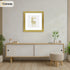 Square Size Gold Picture Frame With White Mount