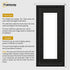 Panoramic Size Glitter Sparkle Black Photo Frames With Black Mount