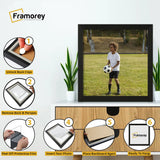 Flat Square Size Black Picture Photo Frame Wall Art Poster Frame