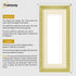 Panoramic Step Style Gold Photo Frame With Ivory Mount