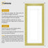 Panoramic Step Style Gold Photo Frame With White Mount