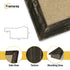 Square Size Black Picture Frame Vintage Distressed Photo Frames