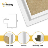 Panorama Style White Oslo Photo Frame Panoramic Picture Frames
