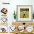 Antique Style Square Silver Picture Frame Wall Art Frame With Ivory Mount