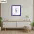 Square Size Purple Picture Frame With White Mount
