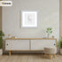 Square Size Silver Picture Frame With White Mount