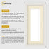 Antique Style Panoramic White Picture Frame Photo Frame With Ivory Mount