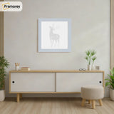 Square Size Light Grey Picture Frame Wall Decor Frames