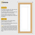 Panoramic Step Style Oak Photo Frame With White Mount
