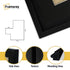 Panorama Style Black Oslo Picture Frames With Black Mount