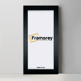 Panoramic Solid Wood Black Pictures Frames
