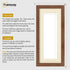 Panoramic Step Style Walnut Photo Frame With Ivory  Mount