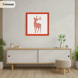 Square Size Thin Matt Red Picture Frame Poster Frames