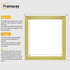 Step Style Square Size Gold Picture Frame Wall Art Poster Frame