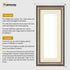 Panoramic Gun Metal Picture Frame Shabby Wall Frames With Ivory Mount