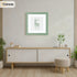 Square Size Green Picture Frame With White Mount
