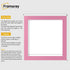 Square Size Pink Picture Frame Wall Decor Frames