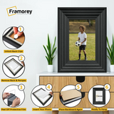 Black Wooden Picture Frames Big Step Style Photo Frames