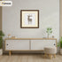Square Size Walnut Thin Matt Picture Frames With Ivory Mount
