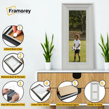 Panoramic White Wooden Picture Frame Big Step Style Photo Frames
