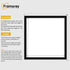 Square Size Black Picture Frames with Thin Matt Poster Frames