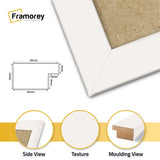 Square Size White Picture Frame Photo Frames