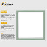 Square Size Green Thin Matt Picture Frame Poster Frames