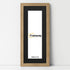 Flat Panoramic Oak Picture Photo Frame Wall Art Poster Frame With Black Mount