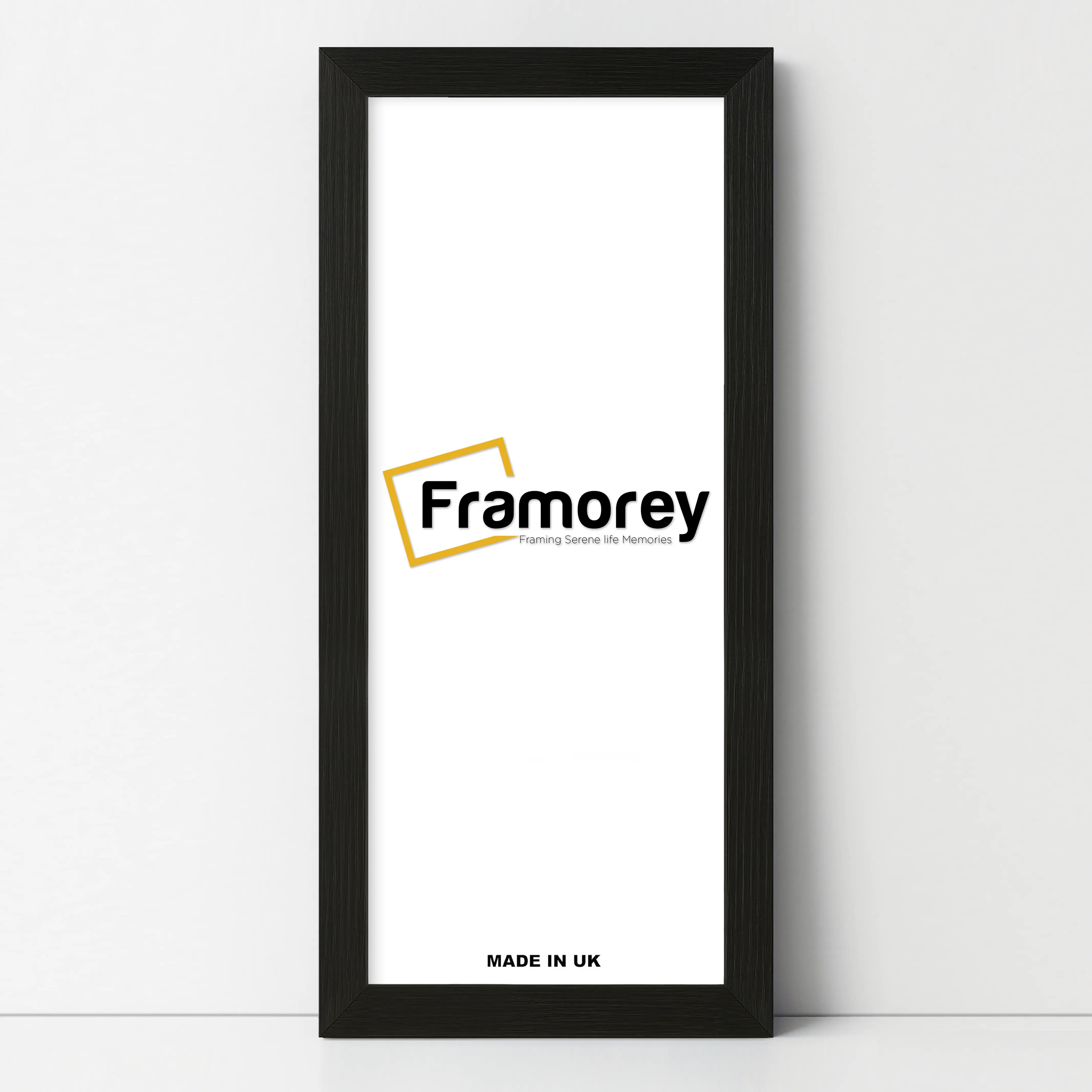 Flat Panoramic Black Picture Photo Frame Wall Art Poster Frame