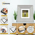 Big Step Style Square White Wooden Picture Frame With White Mount