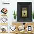 Black Wooden Picture Frames Big Step Style With Black Mount