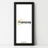 Flat Panoramic Black Picture Photo Frame Wall Art Poster Frame