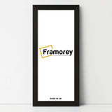 Flat Panoramic Black Picture Photo Frame Wall Art Poster Frame
