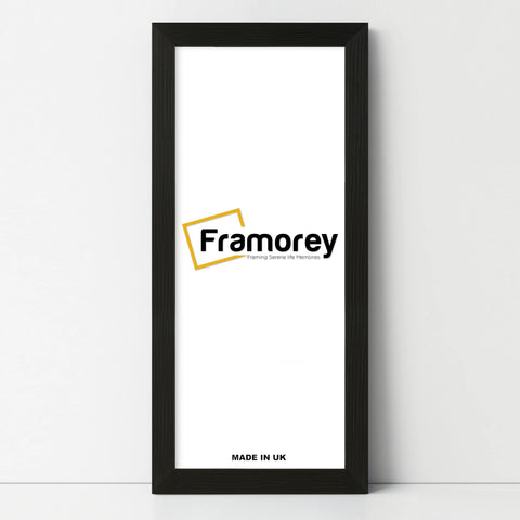 Flat Panoramic Black Picture Photo Frame Wall Art Poster Frame
